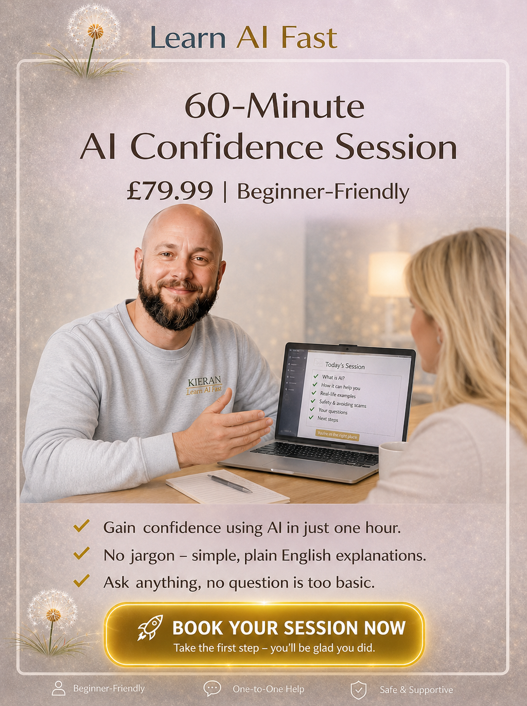 60-Minute AI Confidence Session - £79.99
